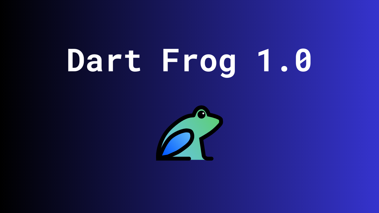 Dart Frog 1.0 is here